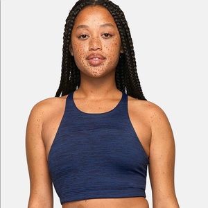 Outdoor Voices TechSweat Crop Top in Baltic